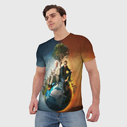 Футболка мужская Good Omens, цвет: 3D-принт — фото 2
