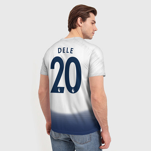 Мужская футболка FC Tottenham: Dele Alli Home 18-19 / 3D-принт – фото 4