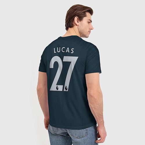 Мужская футболка FC Tottenham: Lukas Third 18-19 / 3D-принт – фото 4