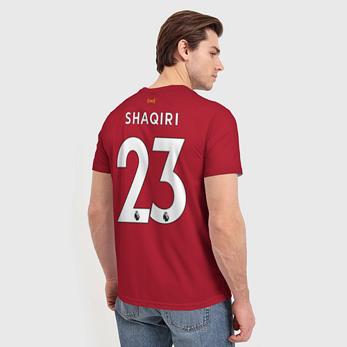 Мужская футболка FC Liverpool: Shaqiri Home 19-20 / 3D-принт – фото 4