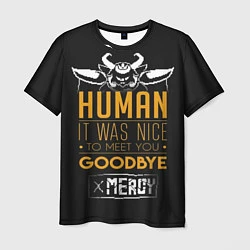 Мужская футболка Human it was nice