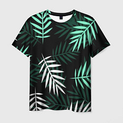 Мужская футболка Листья пальмы