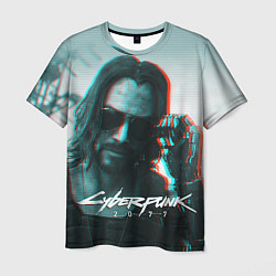 Мужская футболка Cyberpunk 2077: Keanu Reeves