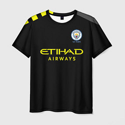 Футболка мужская Manchester City away 19-20, цвет: 3D-принт