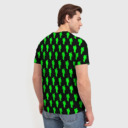 Мужская футболка Billie Eilish: Acid Pattern / 3D-принт – фото 4
