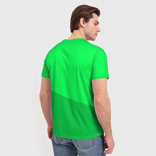 Мужская футболка Billie Eilish: Duo Green / 3D-принт – фото 4