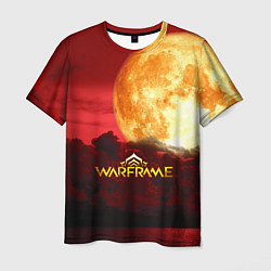 Мужская футболка Warframe logo game