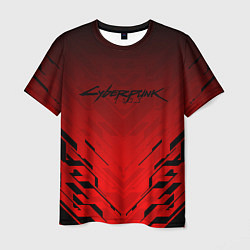 Мужская футболка Cyberpunk 2077: Red Techno