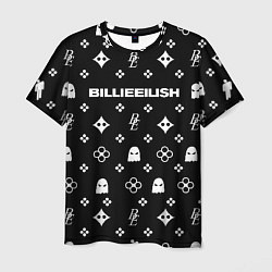 Мужская футболка Billie Eilish: Black Pattern