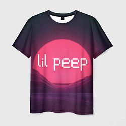 Мужская футболка Lil peepLogo