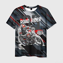 Мужская футболка Road rider мотоциклист