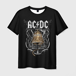 Мужская футболка ACDC - hells bells