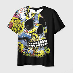 Мужская футболка Graffiti - Skull
