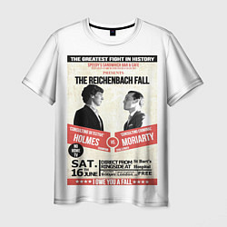 Мужская футболка The reichenbach fall