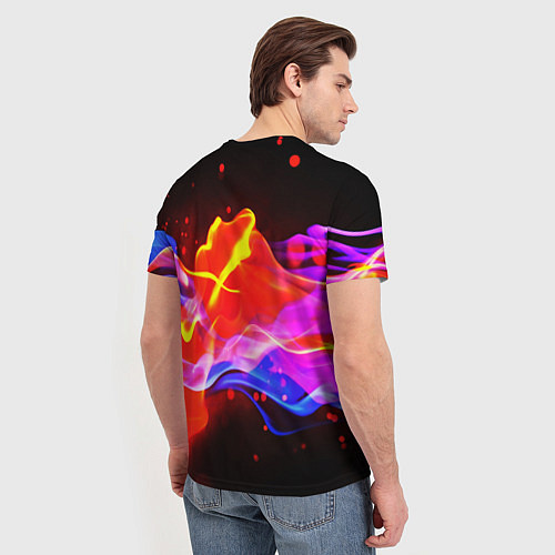 Мужская футболка BRAWL STARS LEON / 3D-принт – фото 4