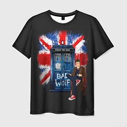 Мужская футболка Doctor Who: Bad Wolf