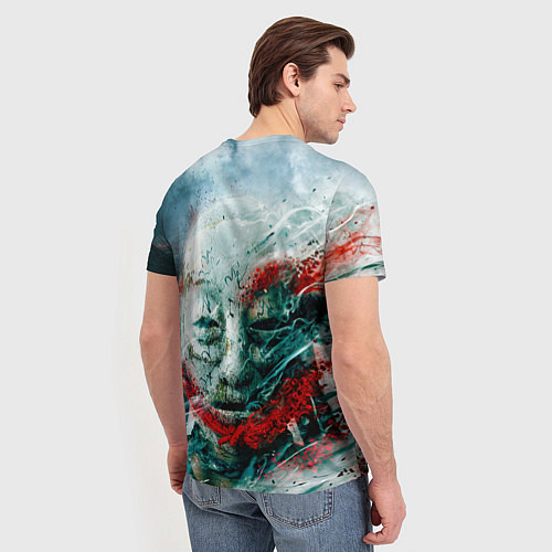 Мужская футболка Shadows of the Hitokiri / 3D-принт – фото 4