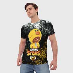 Футболка мужская BRAWL STARS SALLY LEON, цвет: 3D-принт — фото 2