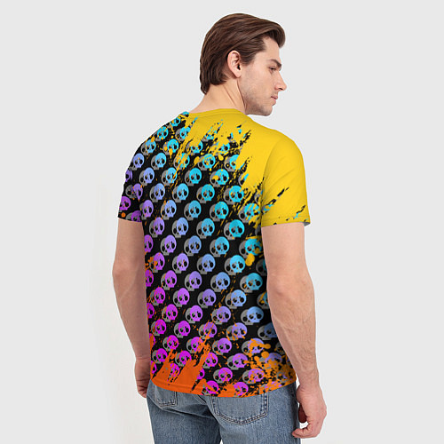 Мужская футболка BRAWL STARS SALLY LEON / 3D-принт – фото 4