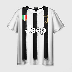 Футболка мужская Juventus home 20-21, цвет: 3D-принт