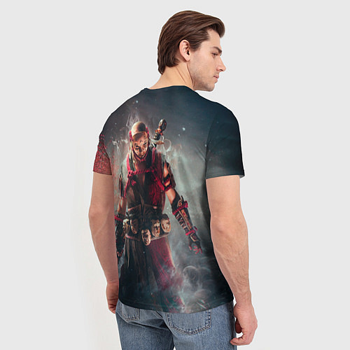 Мужская футболка Shadows of the Hitokiri art / 3D-принт – фото 4