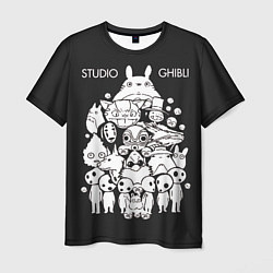 Мужская футболка Мой сосед Тоторо Studio Ghibli