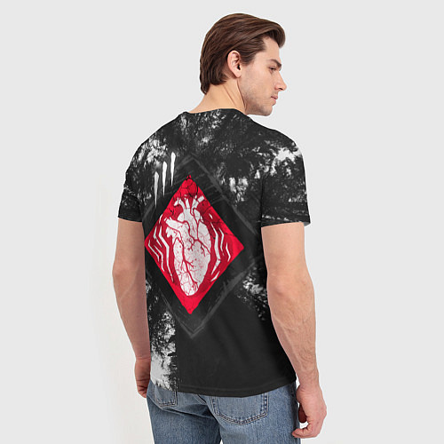 Мужская футболка DBD - beating heart / 3D-принт – фото 4