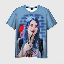 Футболка мужская BILLIE EILISH, цвет: 3D-принт