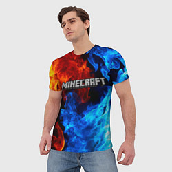 Футболка мужская MINECRAFT, цвет: 3D-принт — фото 2