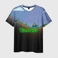 Мужская футболка Terraria game