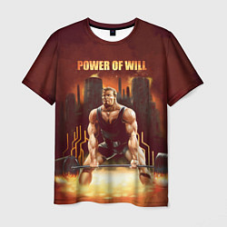 Футболка мужская Power of will, цвет: 3D-принт