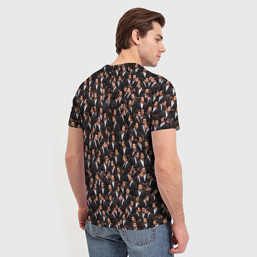 Мужская футболка Растерянный Траволта / 3D-принт – фото 4