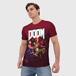 Футболка мужская Doom, цвет: 3D-принт — фото 2