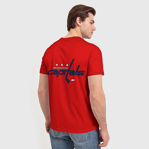 Мужская футболка Ovechkin Capitals / 3D-принт – фото 4