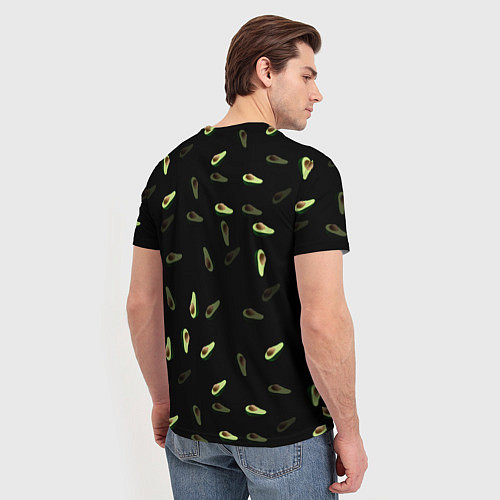 Мужская футболка Авокадо / 3D-принт – фото 4