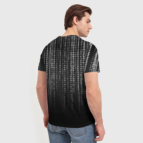 Мужская футболка Hacker / 3D-принт – фото 4