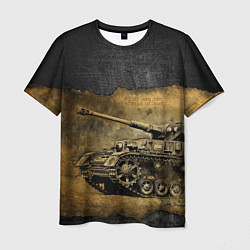 Мужская футболка Tanks are not afraid mud