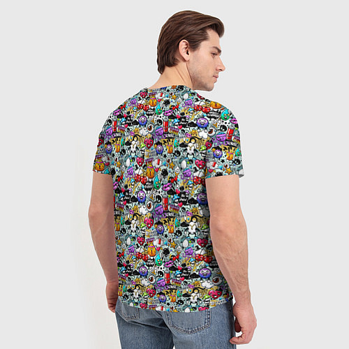 Мужская футболка Stickerboom / 3D-принт – фото 4