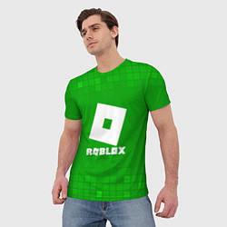 Футболка мужская Roblox, цвет: 3D-принт — фото 2