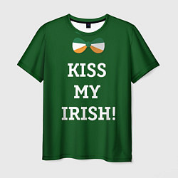 Футболка мужская Kiss my Irish, цвет: 3D-принт