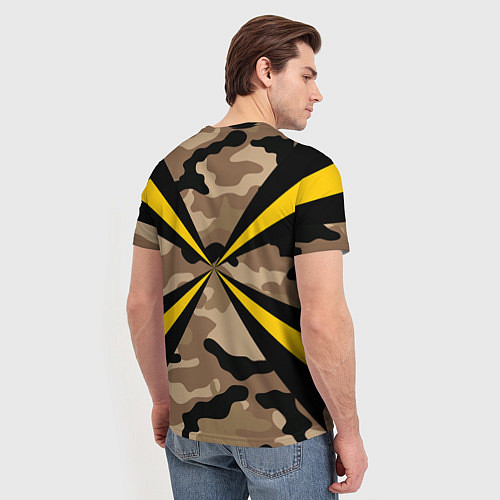 Мужская футболка Войска связи / 3D-принт – фото 4
