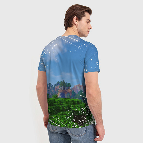 Мужская футболка MINECRAFT / 3D-принт – фото 4