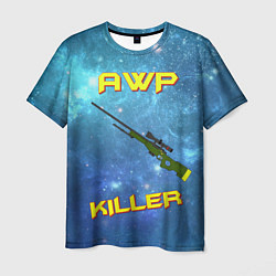 Мужская футболка AWP killer