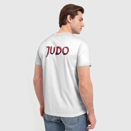 Мужская футболка Борьба Дзюдо / 3D-принт – фото 4