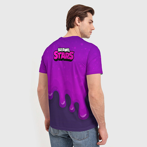 Мужская футболка Brawl stars Шелли / 3D-принт – фото 4