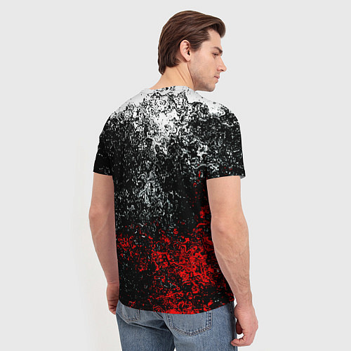 Мужская футболка Brawl Stars:LEON UNICORN / 3D-принт – фото 4