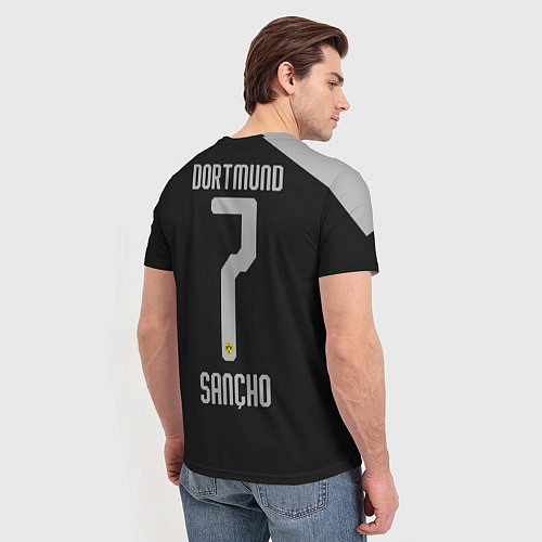 Мужская футболка Sancho away 19-20 / 3D-принт – фото 4