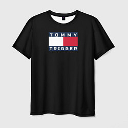 Футболка мужская Tommy Hilfiger, tommy trigger, цвет: 3D-принт