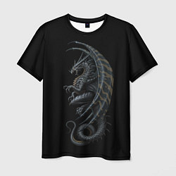 Мужская футболка Black Dragon