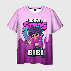 Мужская футболка BRAWL STARS BIBI